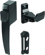 🚪 upgrade your screen and storm door handles with prime-line k 5007 push button latch set – easy replacement with night lock feature and sleek black finish (fits 5/8” – 1-1/4” thick doors) логотип