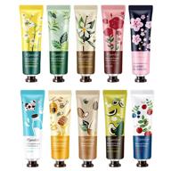 🌿 набор из 10 туб hand cream: увлажняющий лосьон для рук с растительными ароматами, содержащий алоэ и витамин е для сухих рук - мини формат для мужчин и женщин логотип