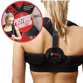 img 4 attached to 🌟 Rangel Pro Posture Corrector: Adjustable Back Brace for Men and Women - Pain Relief, Slouching Correction, and Shoulder Support