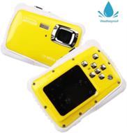 📷 smyidel waterproof mini kid camera: high definition 12mp hd 3m underwater swimming digital camera with 32g sd card and 2.0 inch lcd display (yellow) logo