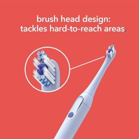 img 1 attached to 🪥 Hum by Colgate Replacement Toothbrush Heads, Blue - 2 Count: Maintain Oral Hygiene with Superior Efficiency