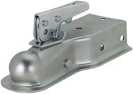 🚚 high-quality zinc trailer coupler - trigger-style, 1-7/8" ball, 3" channel - 2,000 lbs capacity by quick products logo