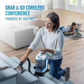 img 3 attached to 🧼 Hoover Onepwr Spotless Go Portable Cordless Carpet and Upholstery Spot Cleaner, Lightweight BH12010, White