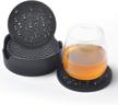 absorbent coasters drinks holder protection logo