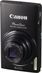 img 1 attached to Canon PowerShot ELPH 320 HS 16.1 MP Wi-Fi Enabled 📷 Digital Camera - 5x Zoom, Full HD Video, Touch Panel LCD (Black)