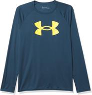 👕 under armour boys' tech big logo long-sleeve: superior comfort and style for active kids логотип