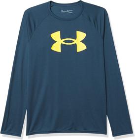 img 2 attached to 👕 Under Armour Boys' Tech Big Logo Long-Sleeve: Superior Comfort and Style for Active Kids