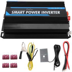 img 4 attached to 🚗 High-Performance Power Inverter Car Inverter, 2000W 12V to 220V Pure Sine Wave Voltage Transformer: Essential Auto Accessory for Efficient Power Conversion