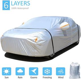 img 4 attached to TOVEN RV Waterproof Automobiles Protection Reflective