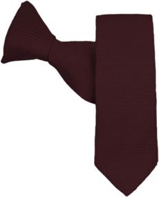 img 3 attached to Jacob Alexander Woven Subtle Squares Boys' Accessories - Neckties