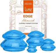 набор для капирования lure essentials silicone - профессиональное и использование дома для уменьшения целлюлита и терапии (4 шт., синий) логотип