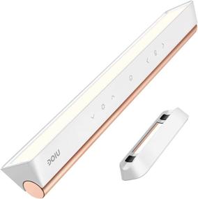 img 4 attached to 💡 Convenient Rechargeable Under Cabinet Lights: NIOE's Magnetic Wireless LED Closet Lights with Stepless Brightness and 3 Color Temperature - Ideal for Kitchen, Bedroom, Wardrobe, Home Office!