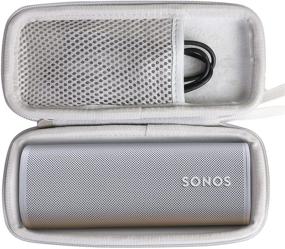 img 4 attached to 🔊 Защищайте и переносите свой динамик Sonos Roam с жестким чехлом для путешествий Khanka - внутри белого色а