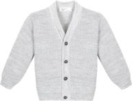 lilax little classic cardigan sweater for boys: clothing and sweaters logo