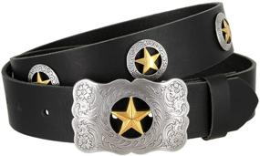 img 4 attached to 🤠 Concho Leather Western Ranger - Perfect Match for Cowboys/Cowgirls