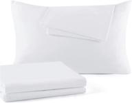 bedsure cotton standard pillow protectors logo