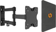 📺 husky mounts full motion wall mount bracket & arm: fits 17"-32" flat screens, 180° swivel, tilt & easy one-person installation logo