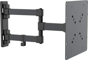 img 2 attached to 📺 Husky Mounts Full Motion Wall Mount Bracket & Arm: Fits 17"-32" Flat Screens, 180° Swivel, Tilt & Easy One-Person Installation