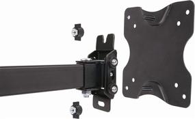 img 1 attached to 📺 Husky Mounts Full Motion Wall Mount Bracket & Arm: Fits 17"-32" Flat Screens, 180° Swivel, Tilt & Easy One-Person Installation