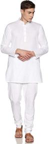 img 3 attached to Sethukrishna Cotton Sleeve Solid White Men's Clothing