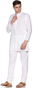 img 1 attached to Sethukrishna Cotton Sleeve Solid White Men's Clothing