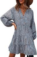 🐆 stylish temofon leopard printed dresses: trendy women's clothing collection logo