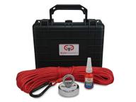 🧲 jr. magnet fishing kit by brute magnetics - brute box carry case, 300lb pull force neodymium magnet set with rope, carabiner, and threadlocker логотип