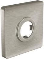 moen 147572bn core square shower arm flange: brushed nickel finish for enhanced showering experience logo