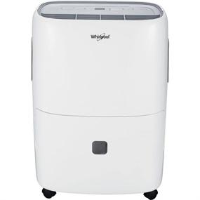img 4 attached to 🌀 Whirlpool WHAD40PCW: Powerful 40 Pint Portable Dehumidifier with Pump, Timer, Auto Shut-Off - Perfect for Bathrooms, Basements, and Bedrooms!
