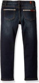img 1 attached to All Mankind Paxtyn Skinny Conquistador Boys' Clothing for Jeans