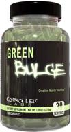 controlled labs green bulge supplement - 30 servings advanced creatine matrix volumizer for improved strength, stamina, performance, and muscle recovery - caffeine and stimulant-free formula ideal for men and women logo