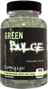 img 4 attached to Controlled Labs Green Bulge Supplement - 30 Servings Advanced Creatine Matrix Volumizer for Improved Strength, Stamina, Performance, and Muscle Recovery - Caffeine and Stimulant-Free Formula Ideal for Men and Women