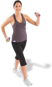 img 1 attached to Danskin Walking Kit: Boost Your Fitness with Hand Weights & Pedometer