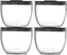 img 4 attached to 🍲 Optimized Swell Prep Glass Food Bowls