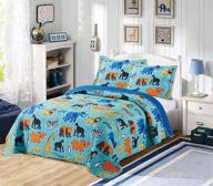 golden bedding bedspread coverlet elephant kids' home store logo