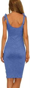 img 3 attached to 👗 Eliacher Women's Adjustable Sleeveless Bodycon Dresses - Clothing for Women's Dresses