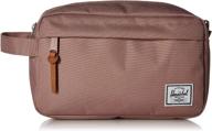 🧳 herschel chapter travel kit bag navy: organize your essentials in style logo