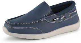 img 4 attached to 👞 Hawkwell Boys Loafers: Stylish and Practical School Casual Boat Shoes for Toddlers and Little Kids