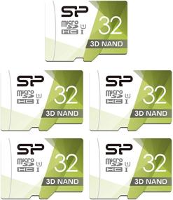 img 4 attached to 💾 High Speed MicroSD Card with Adapter - Silicon Power 32GB (5-Pack)