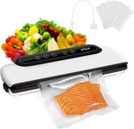 🍽️ food saver vacuum sealer machine by efind - automatic dry & wet food sealers with suction hose and 10 vacuum bags included - enhancing food preservation логотип