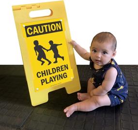 img 2 attached to Caution Children Playing Folding SmartSign