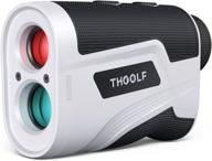🏌️ thgolf golf rangefinder with slope: 1100 yards rechargeable laser accuracy, flag acquisition, pulse vibration, and fast focus system logo