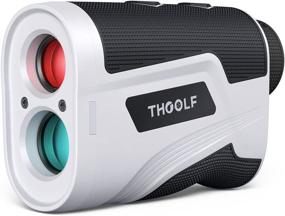 img 4 attached to 🏌️ THGOLF Golf Rangefinder with Slope: 1100 Yards Rechargeable Laser Accuracy, Flag Acquisition, Pulse Vibration, and Fast Focus System