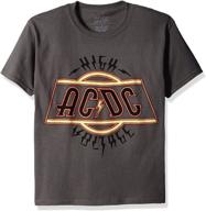 👕 ac/dc boys' short sleeve t-shirt logo