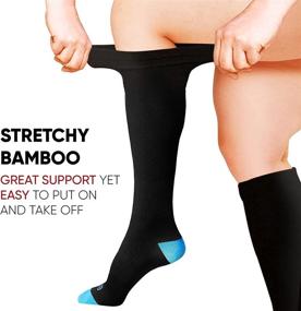 img 1 attached to BAMS Compression Premium Bamboo No Smell Sports & Fitness