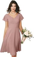 👗 alicepub chiffon bridesmaid cocktail homecoming dresses: elegant women's clothing for special occasions logo