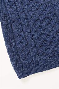 img 1 attached to Cozy and Stylish: Aran Crafts Kid's Irish Cable Knitted Crew Neck Sweater in 100% Merino Wool