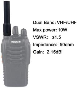 img 3 attached to 📻 High-Quality Retevis 2 Way Radio Antenna: Compatible with Baofeng UV-5R, BF-F8HP, Retevis RT29, RT-5R, and More (5 Pack)