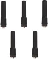 📻 high-quality retevis 2 way radio antenna: compatible with baofeng uv-5r, bf-f8hp, retevis rt29, rt-5r, and more (5 pack) logo