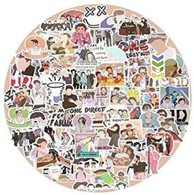 img 3 attached to Set of 100 One Direction Band Waterproof Vinyl Stickers Decals for Laptop, Hydro Flask, Phone, Water Bottle, Book, MacBook, Luggage, Snowboard, DIY Party Supply, Graffiti Patches Decals